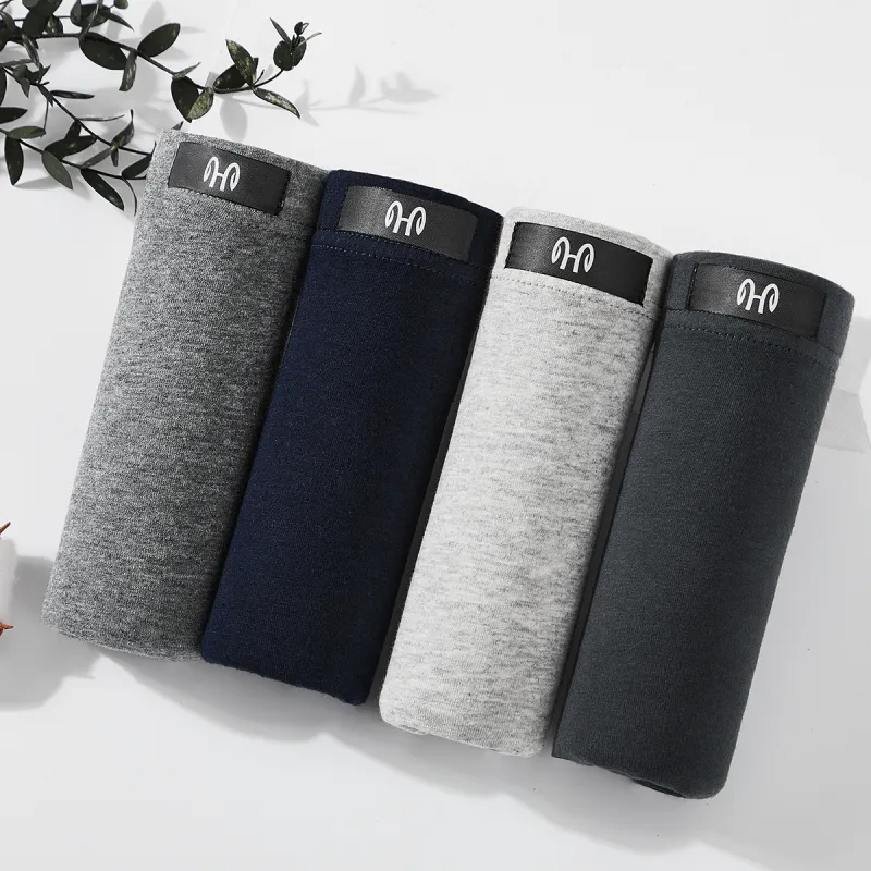 H YXIANG Triangle Underwear Men's 4 Pack-4