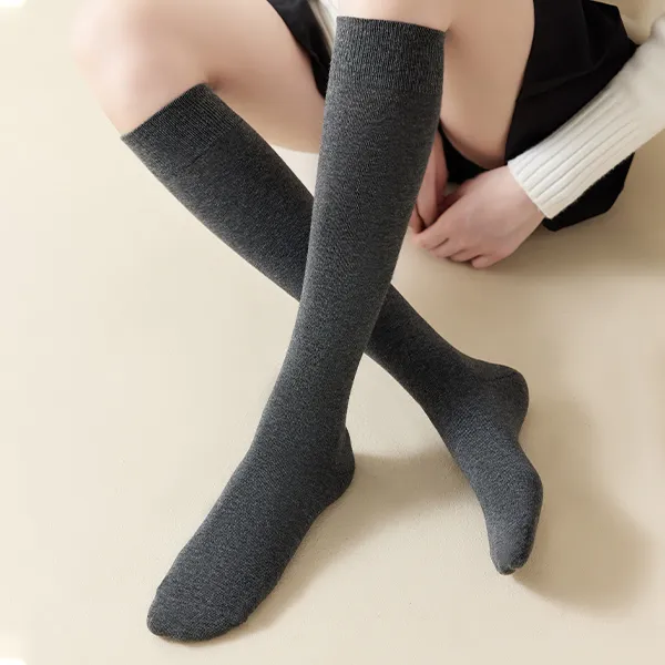 H YXIANG Knee High Socks Women's 2 Pack-1