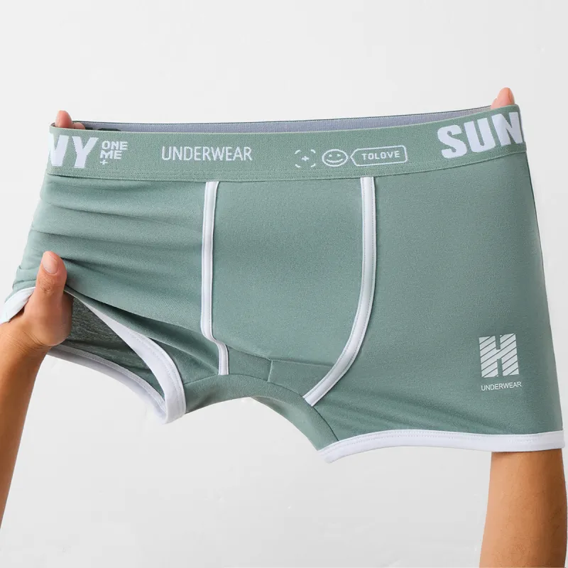 H YXIANG Underpants Men's 4 Pack-5
