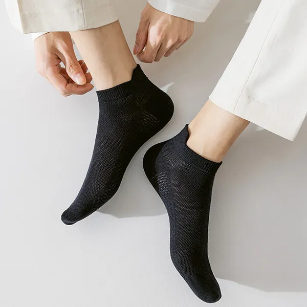 H-YXIANG No-Show Socks Men's 8 Pack-5