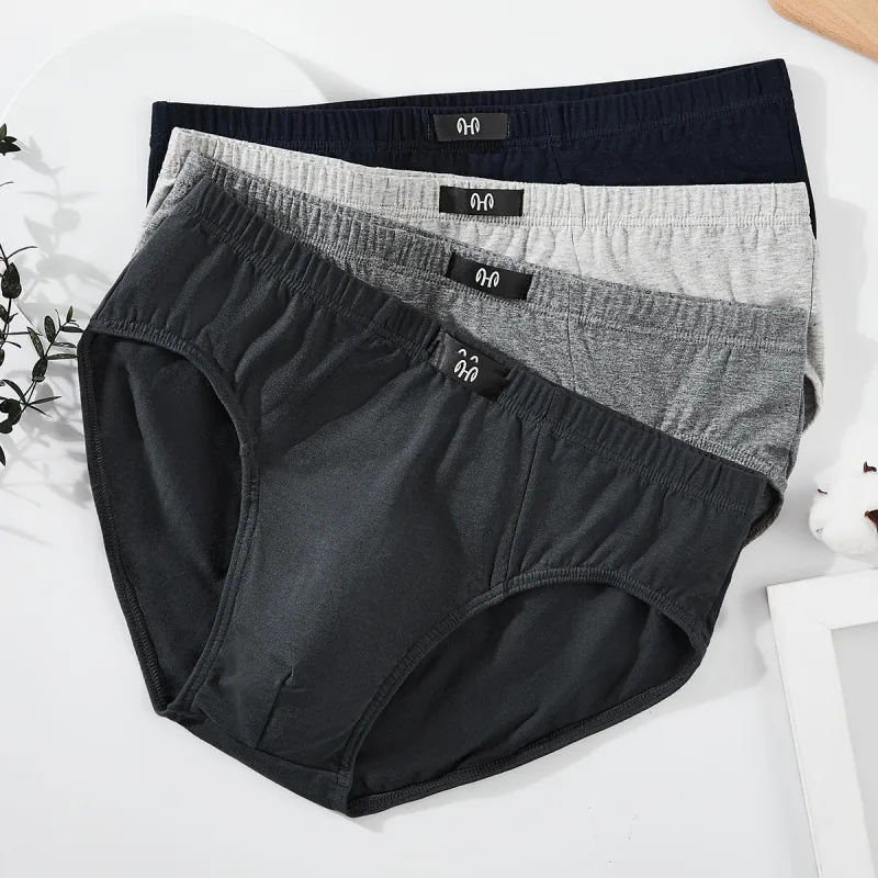 H YXIANG Triangle Underwear Men's 4 Pack-1