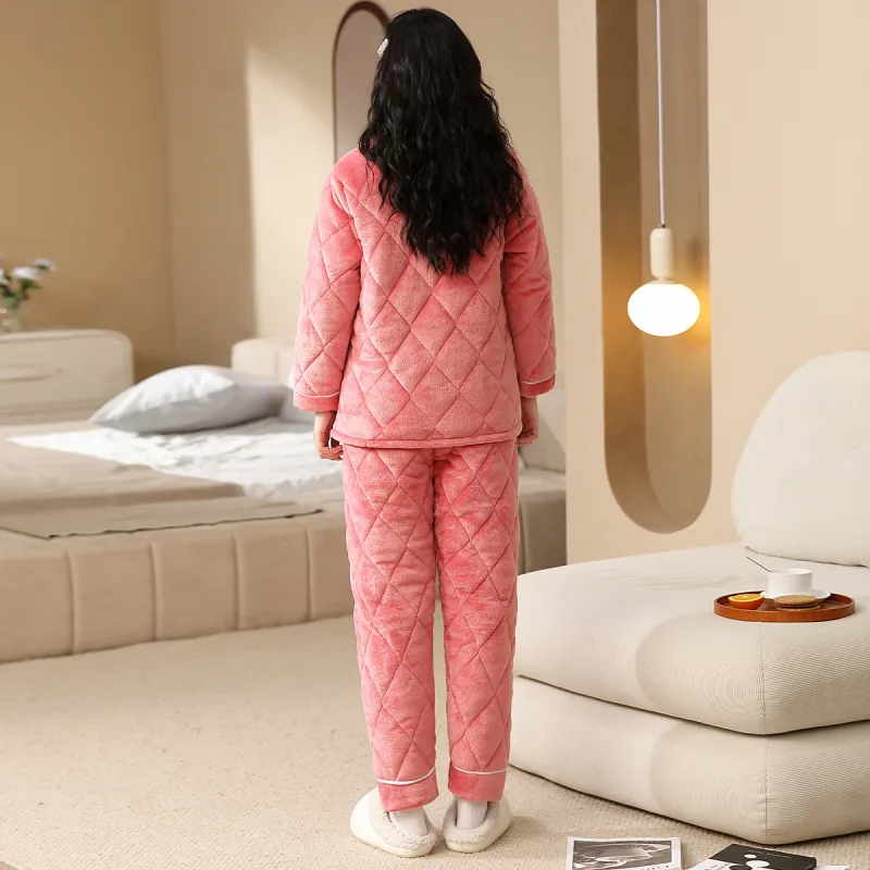 H YXIANG Pajama Set Women's Watermelon Red-5