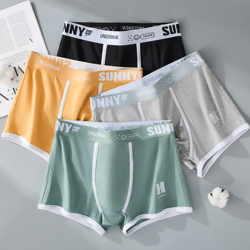 H YXIANG Underpants Men's 4 Pack-1