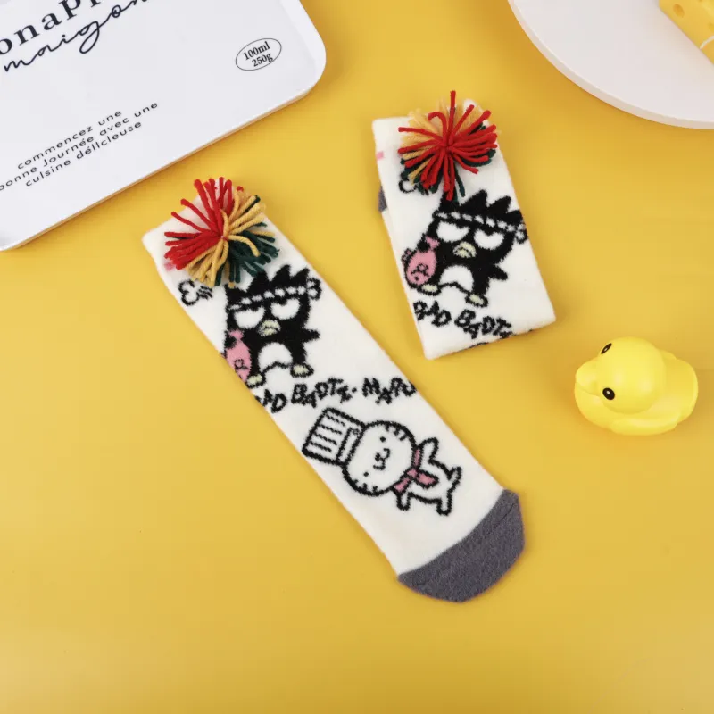 Sanrio FW23 Mid-Calf Socks Women's 2 Pack Cool Penguin-1