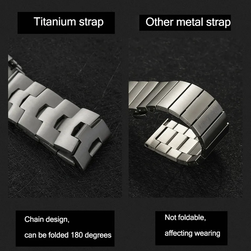 Brangdy Watch Band Apple Compatibility 204MM Titanium Material-2