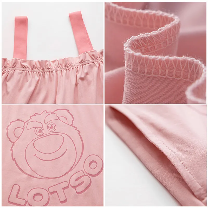 Disney Nightgown Summer Women's Pink-2