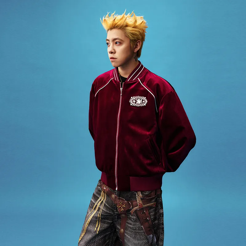 YADcrew Jackets & Coats Unisex Burgundy-2