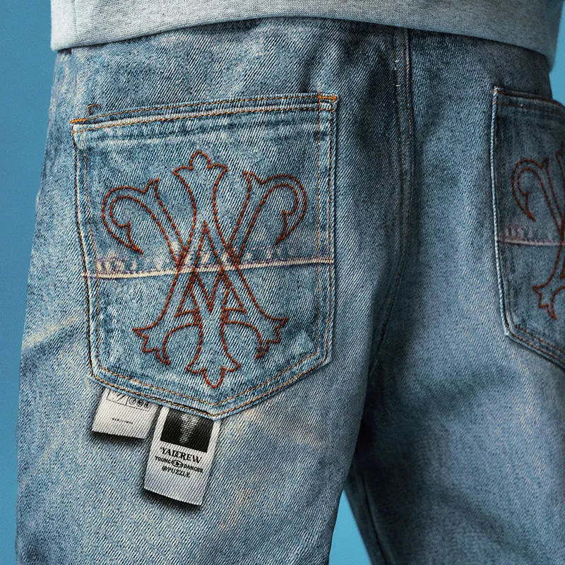 YADcrew Jeans Women's Blue-3