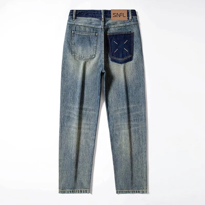 SNOW FLYING Jeans Men Blue-1