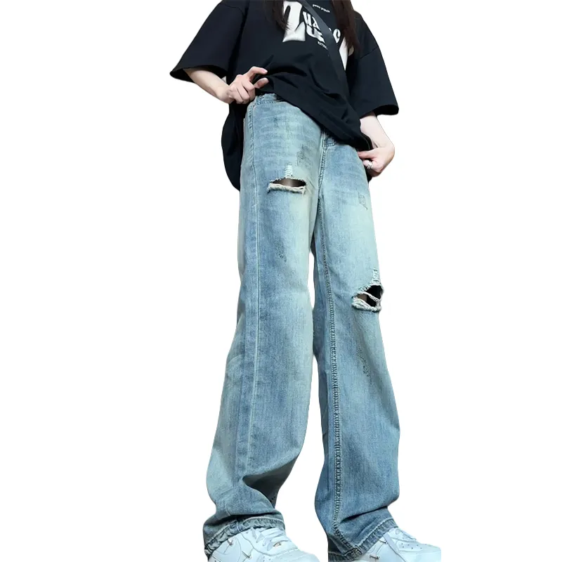 SNOW FLYING Jeans Women's Washed Color-2