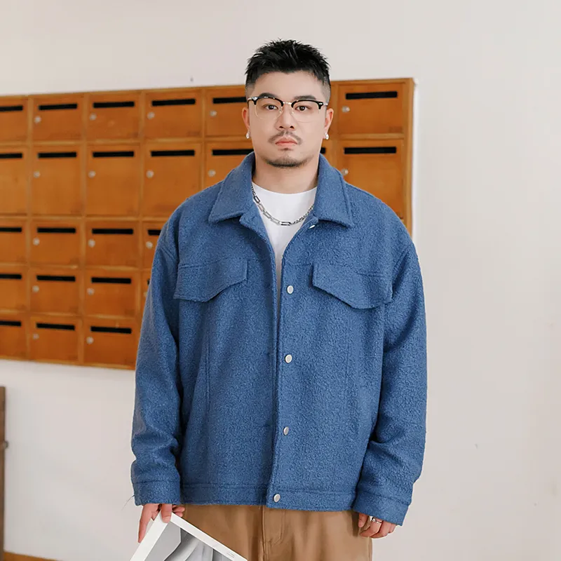 WAYNEXZAVIER Jackets & Coats Men's Blue-2