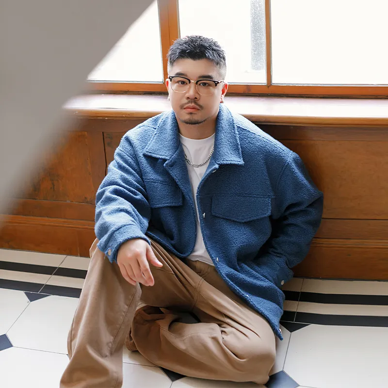 WAYNEXZAVIER Jackets & Coats Men's Blue-6