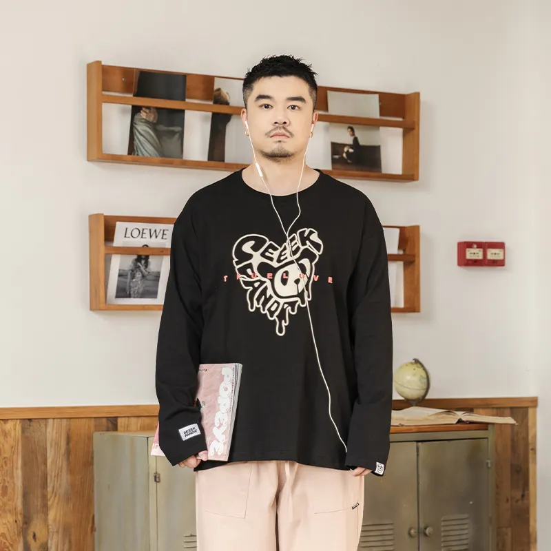 WAYNEXZAVIER Spring T Shirt Men's Black-2