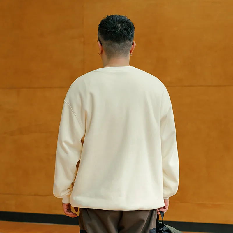 WAYNEXZAVIER Sweatshirts Men Apricot-4