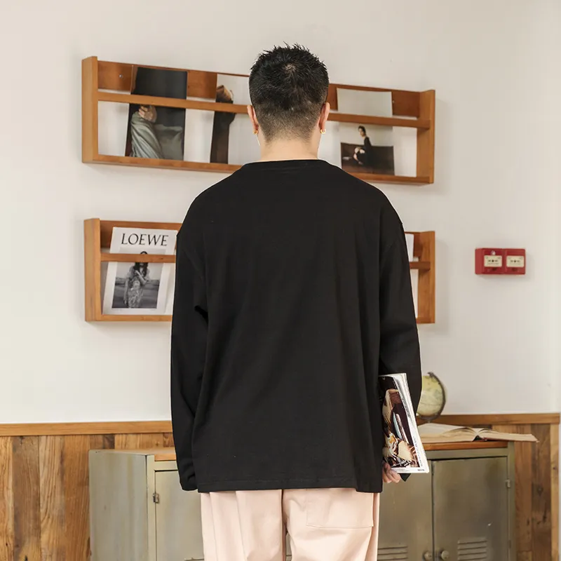 WAYNEXZAVIER Spring T Shirt Men's Black-4