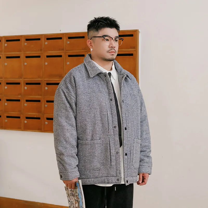 WAYNEXZAVIER Puffer Jacket Men's Blue-3