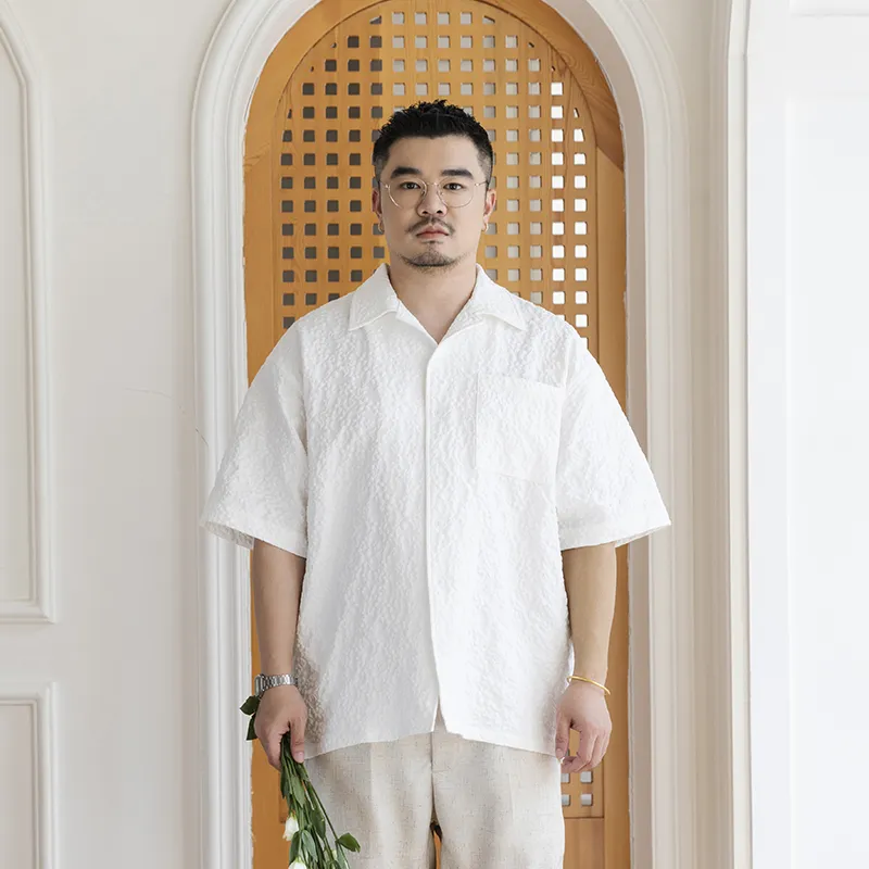 WAYNEXZAVIER Shirts Men White-2