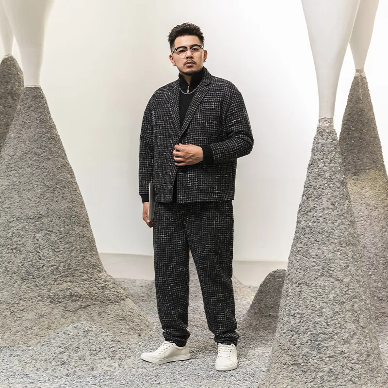 WAYNEXZAVIER Suit Trouser Men's Black-6