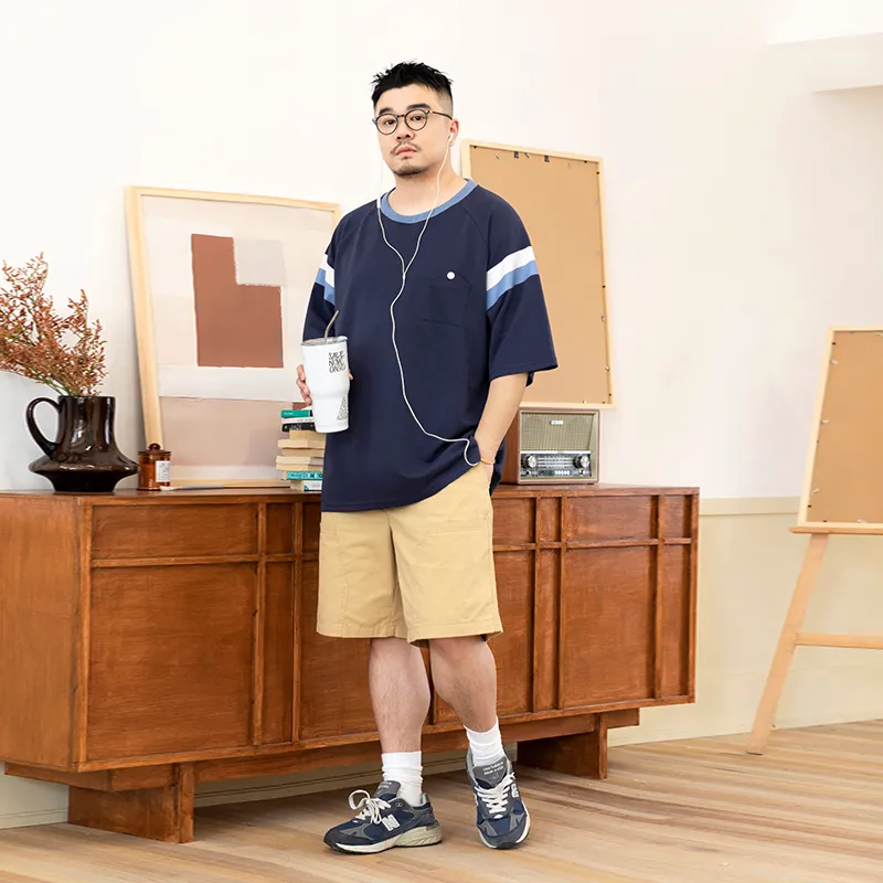 WAYNEXZAVIER T Shirts Men Dark Blue-5