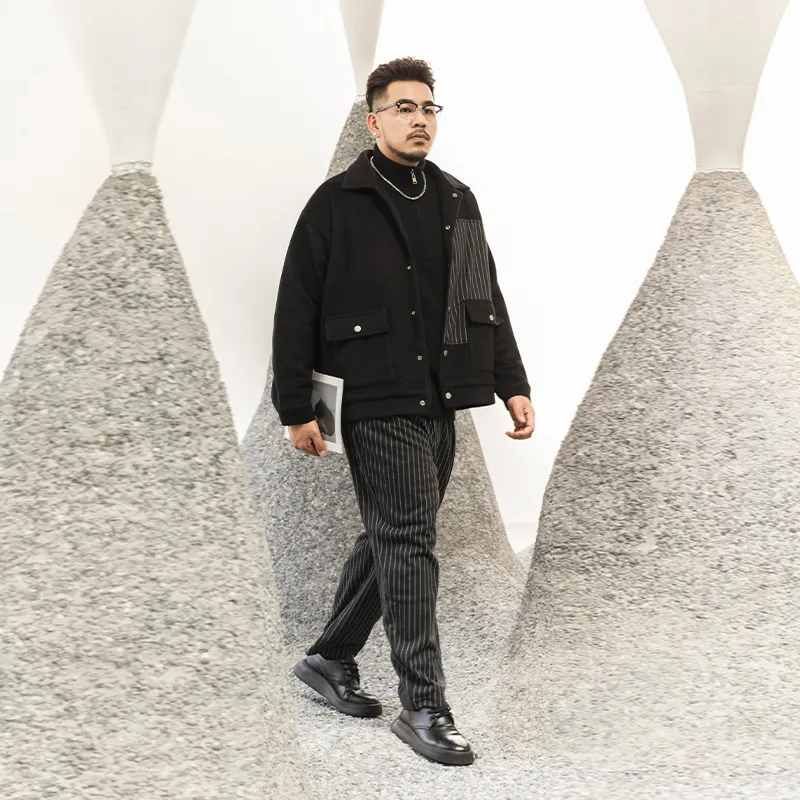 WAYNEXZAVIER Jacket Men's Black-6