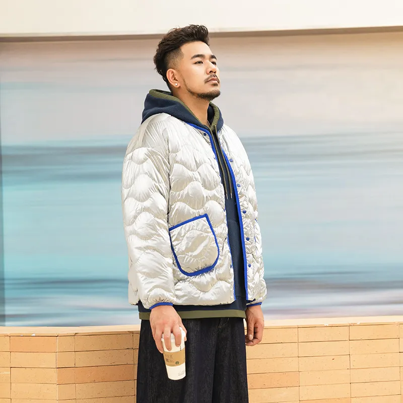 WAYNEXZAVIER Down Jacket Men's Klein Blue-3