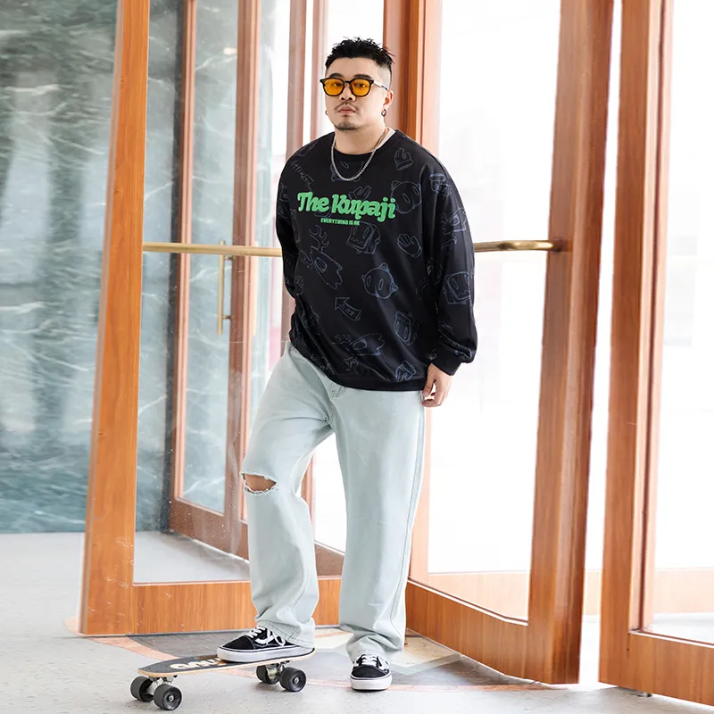 WAYNEXZAVIER x Kupaji Spring Fall Sweatshirt Unisex-12