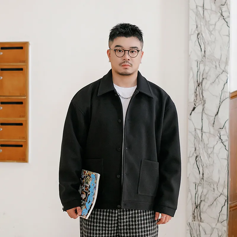 WAYNEXZAVIER Jackets & Coats Men's Black-2