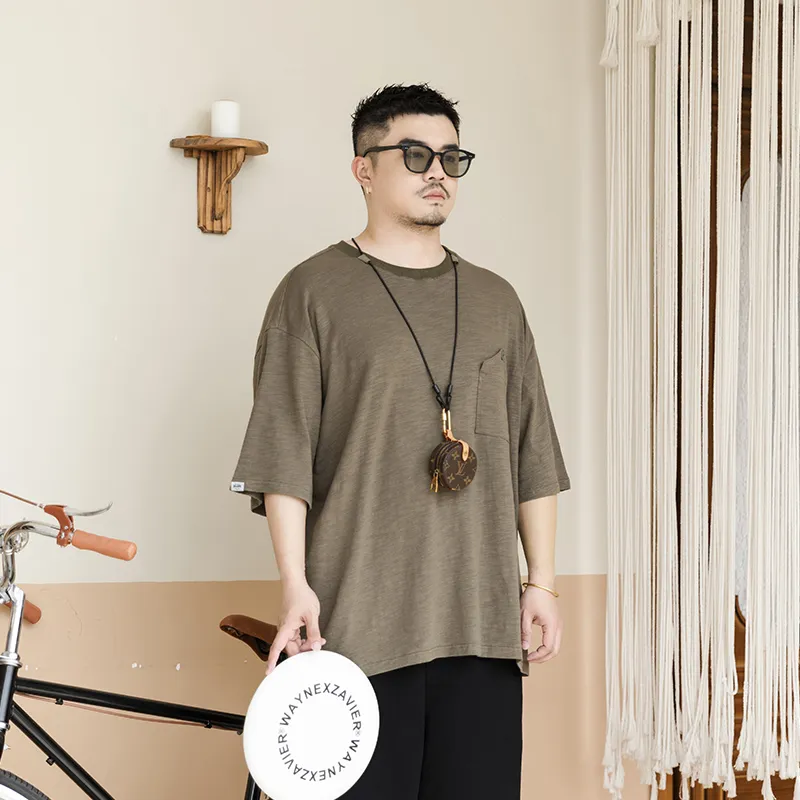 WAYNEXZAVIER T Shirt Men's Army Green-3