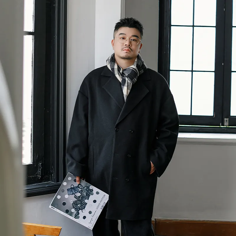 WAYNEXZAVIER Coats Men Black-5