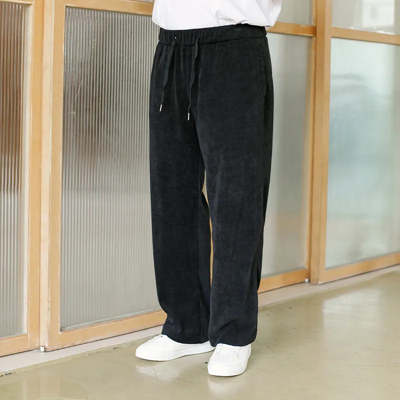 WAYNEXZAVIER Casual Pants Men's Black-3