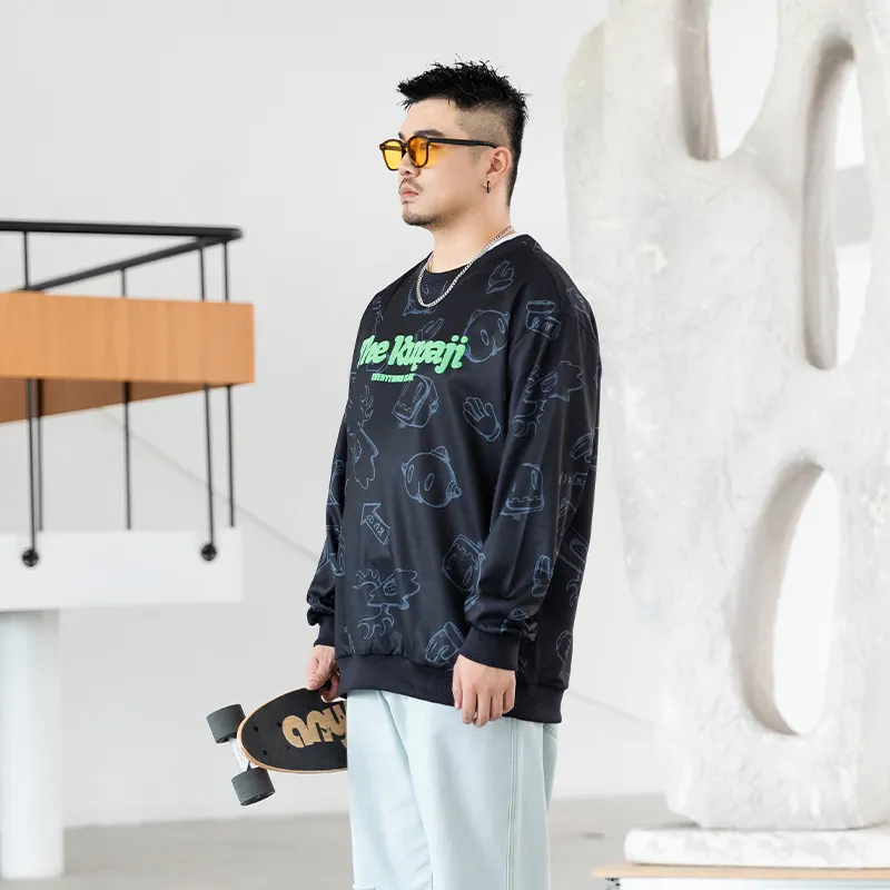 WAYNEXZAVIER x Kupaji Spring Fall Sweatshirt Unisex-9