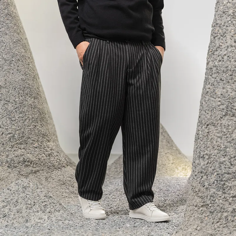 WAYNEXZAVIER Suit Trouser Men's Black-3