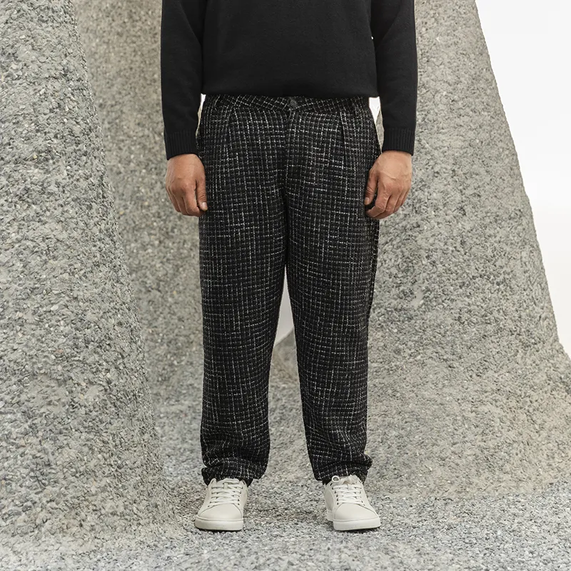 WAYNEXZAVIER Suit Trouser Men's Black-2