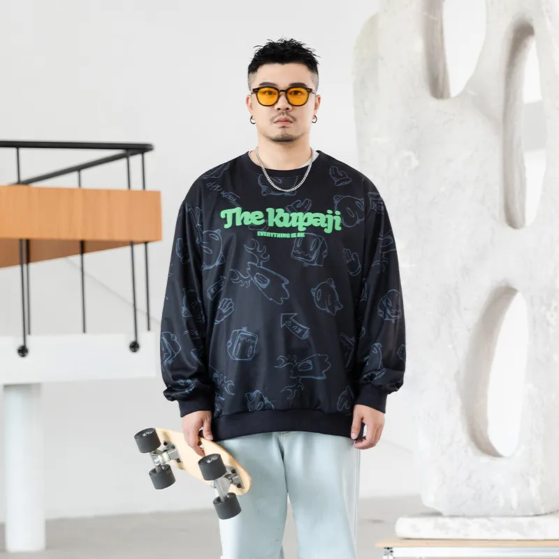 WAYNEXZAVIER x Kupaji Spring Fall Sweatshirt Unisex-8