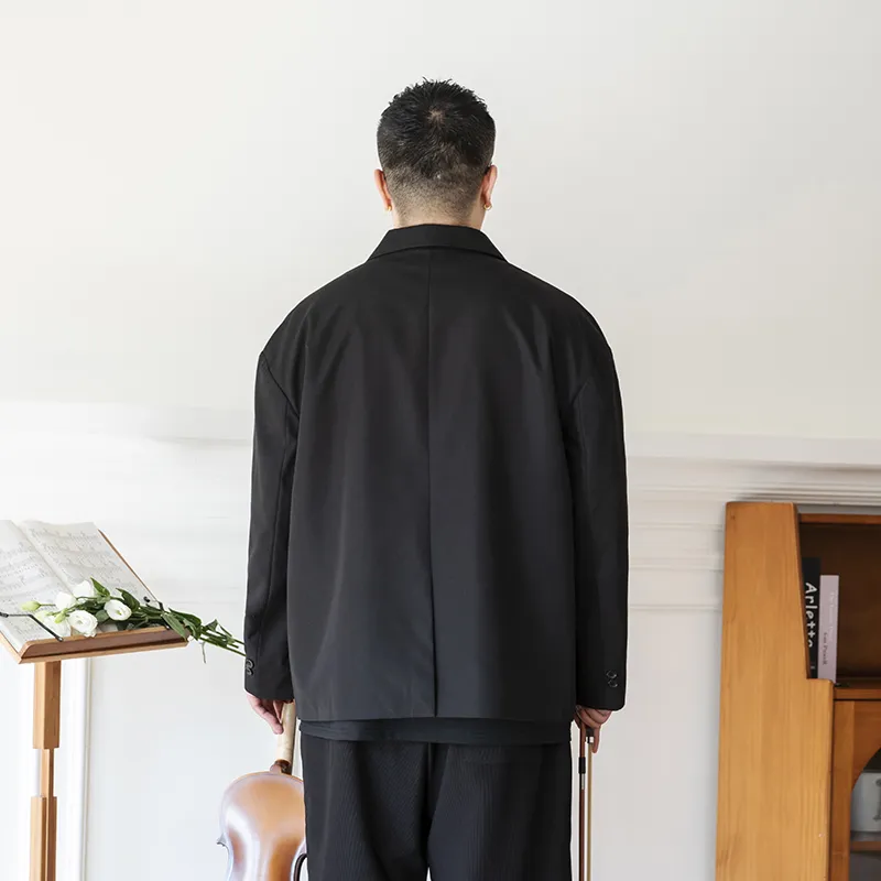 WAYNEXZAVIER Business Suits Men Black-2