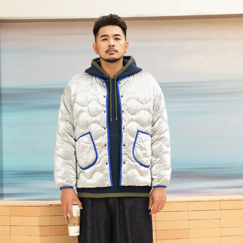 WAYNEXZAVIER Down Jacket Men's Klein Blue-2