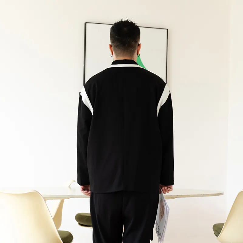 WAYNEXZAVIER Business Suit Men's Black-4