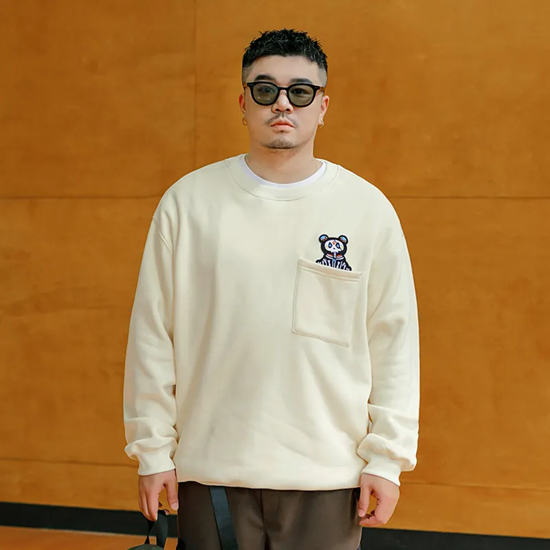 WAYNEXZAVIER Sweatshirts Men Apricot-2