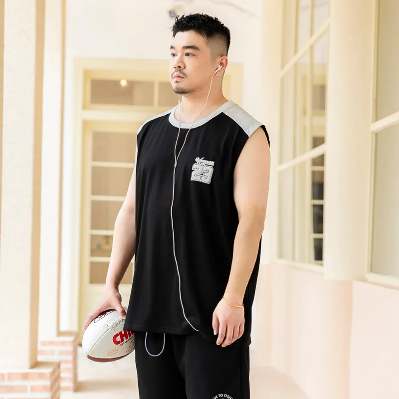 WAYNEXZAVIER Tank Tops Men Black-3