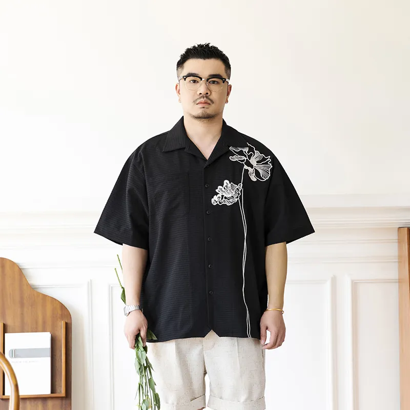 WAYNEXZAVIER Shirts Men Black-2
