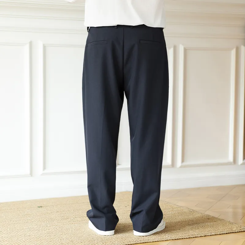 WAYNEXZAVIER Suit Trousers Men Blue-4