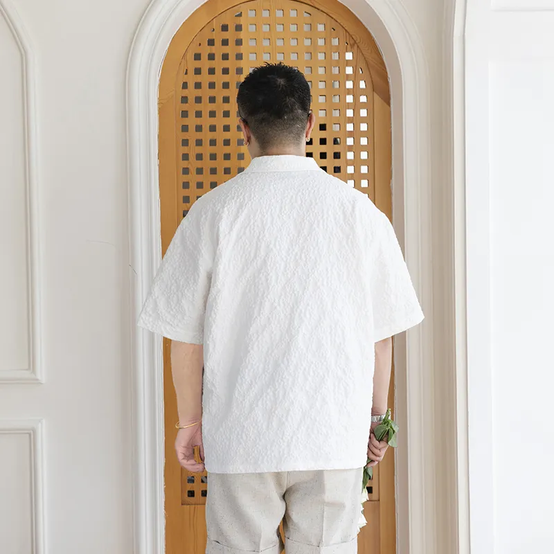 WAYNEXZAVIER Shirts Men White-6