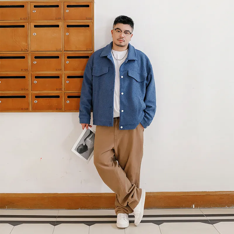WAYNEXZAVIER Jackets & Coats Men's Blue-5
