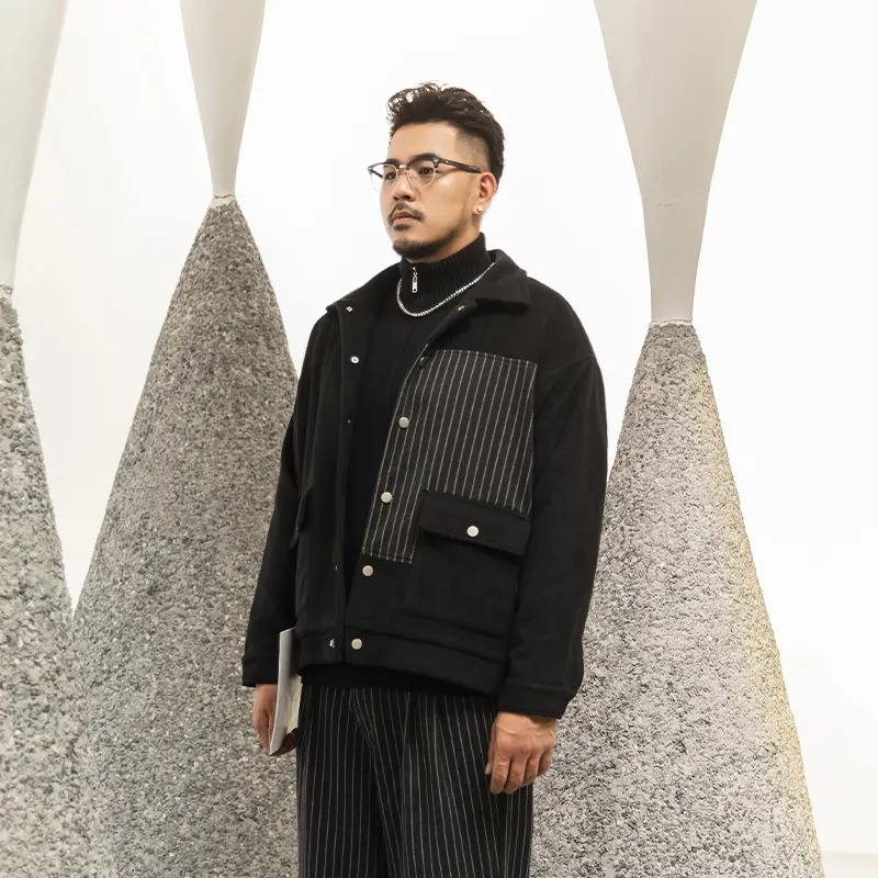WAYNEXZAVIER Jacket Men's Black-3