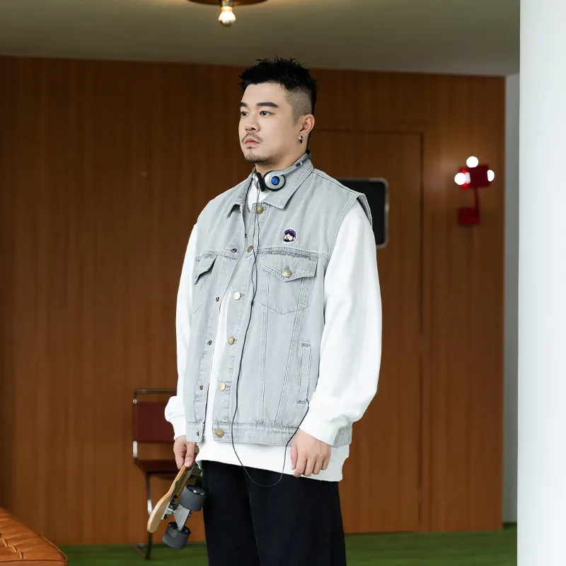 WAYNEXZAVIER Vests Men-4