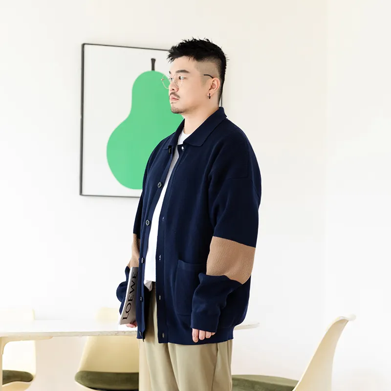 WAYNEXZAVIER Sweaters Men Royal Blue-3