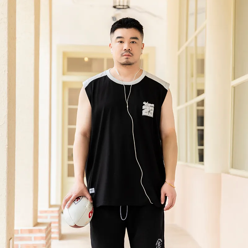 WAYNEXZAVIER Tank Tops Men Black-2