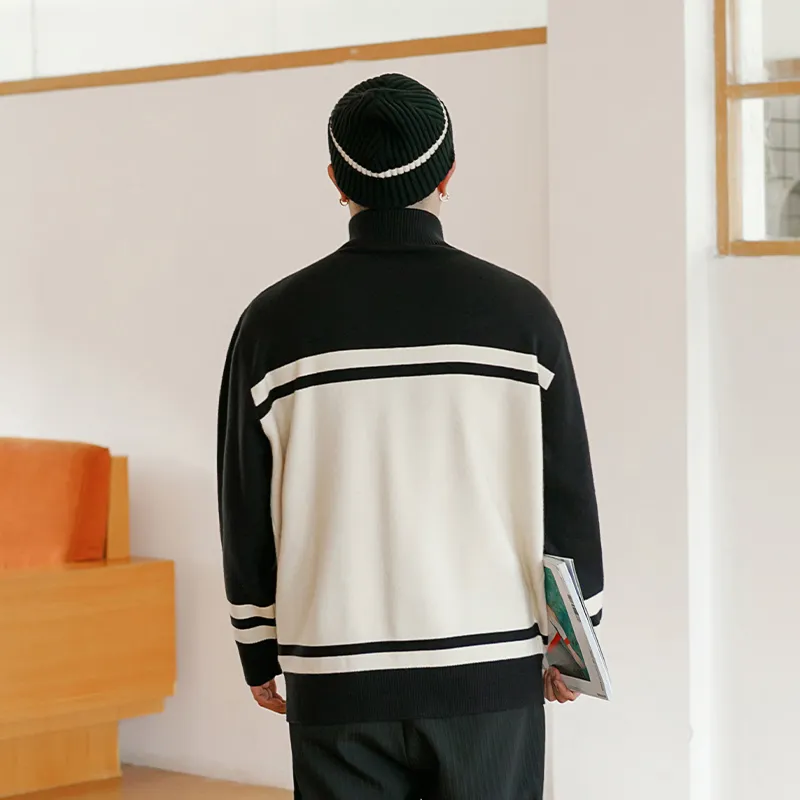 WAYNEXZAVIER Sweaters Men Black-2