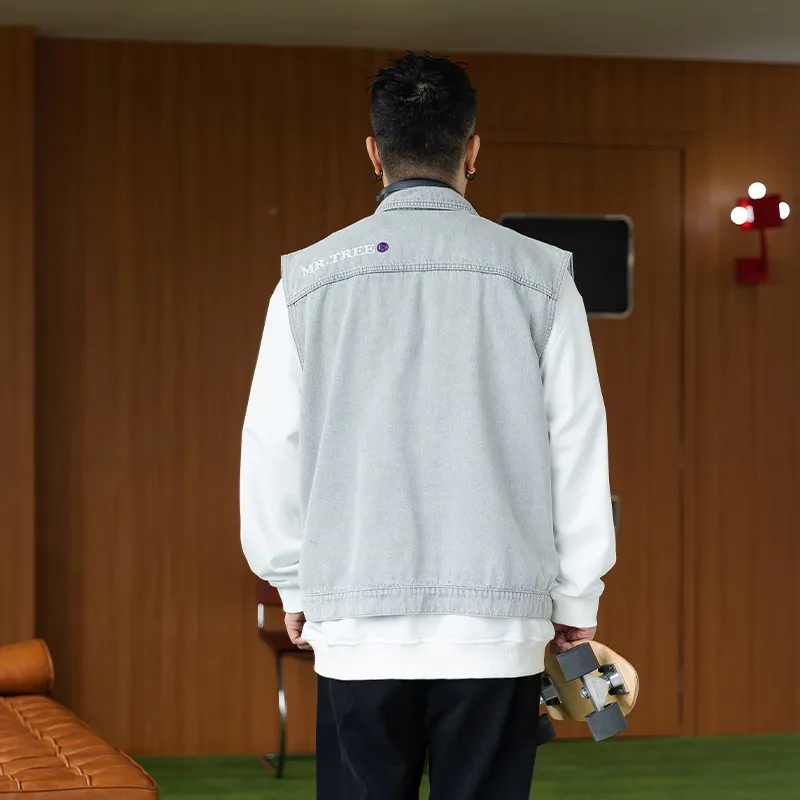 WAYNEXZAVIER Vests Men-5