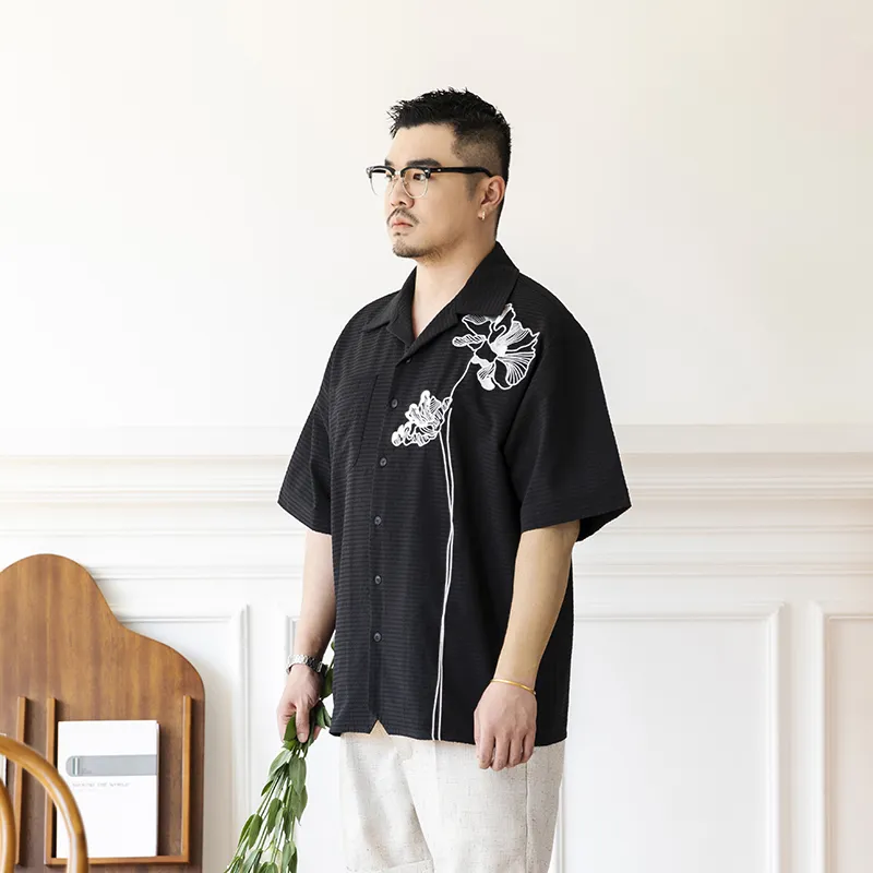 WAYNEXZAVIER Shirts Men Black-3